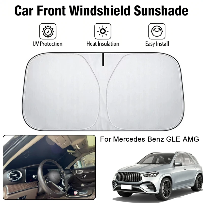 Car Front Windshield Sunshade Cover For Mercedes Benz GLE AMG UV Block Heat Insulation Auto Interior Sun Protection Accessories
Car Front Windshield Sunshade Cover For Mercedes Benz GLE AMG UV Block Heat Insulation Auto Interior Sun Protection Accessories