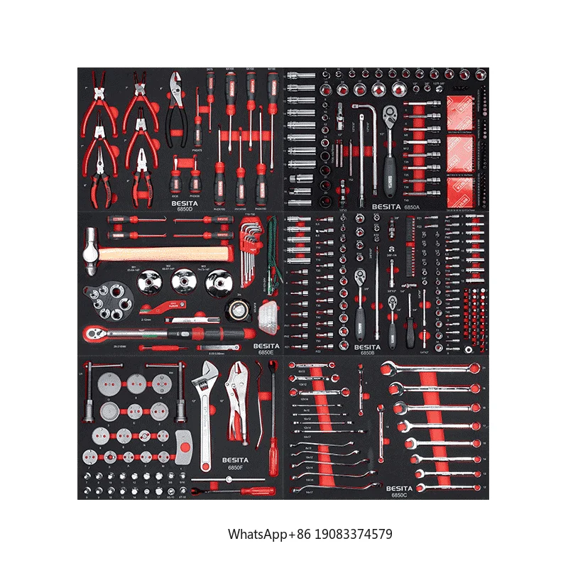Car Repair Tools Kit of Machine Repair Tools Hot Selling Complete Mechanics Tool Set With Box Cabinet Trolley
Car Repair Tools Kit of Machine Repair Tools Hot Selling Complete Mechanics Tool Set With Box Cabinet Trolley