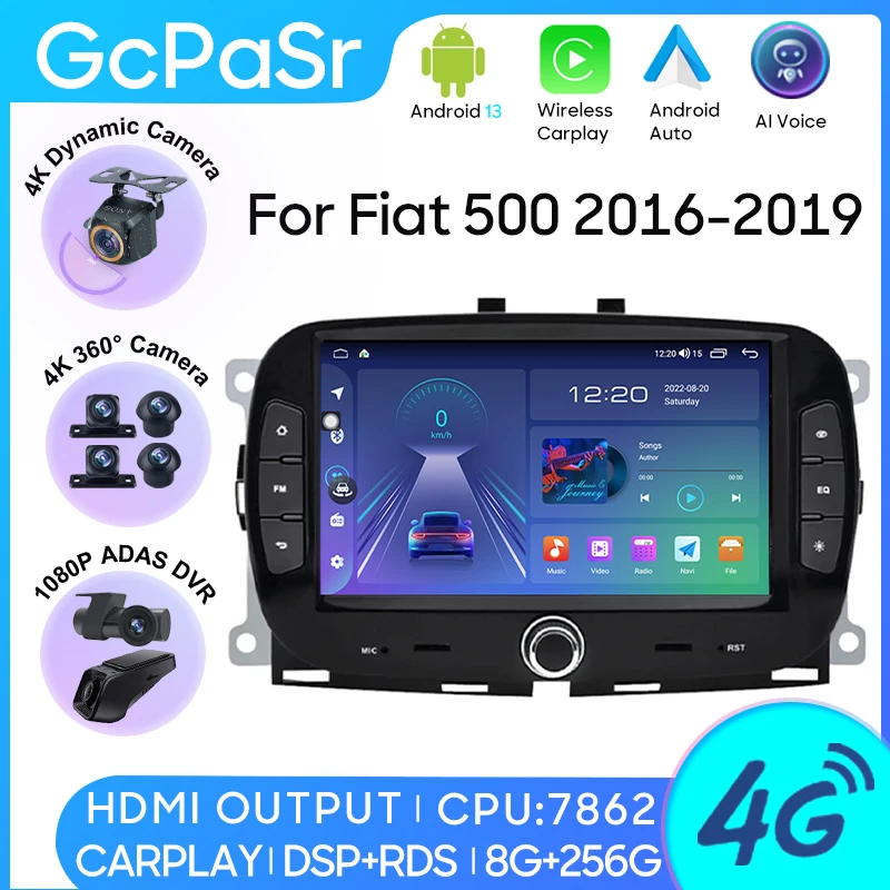 Автомобильный радиоприемник Carplay 7 дюймов для Fiat 500 2016-2019, навигация GPS, Android, автомобильный мультимедийный плеер, стерео экран, устройство № 2DIN, фонарь, Wi-Fi
Автомобильный радиоприемник Carplay 7 дюймов для Fiat 500 2016-2019, навигация GPS, Android, автомобильный мультимедийный плеер, стерео экран, устройство № 2DIN, фонарь, Wi-Fi