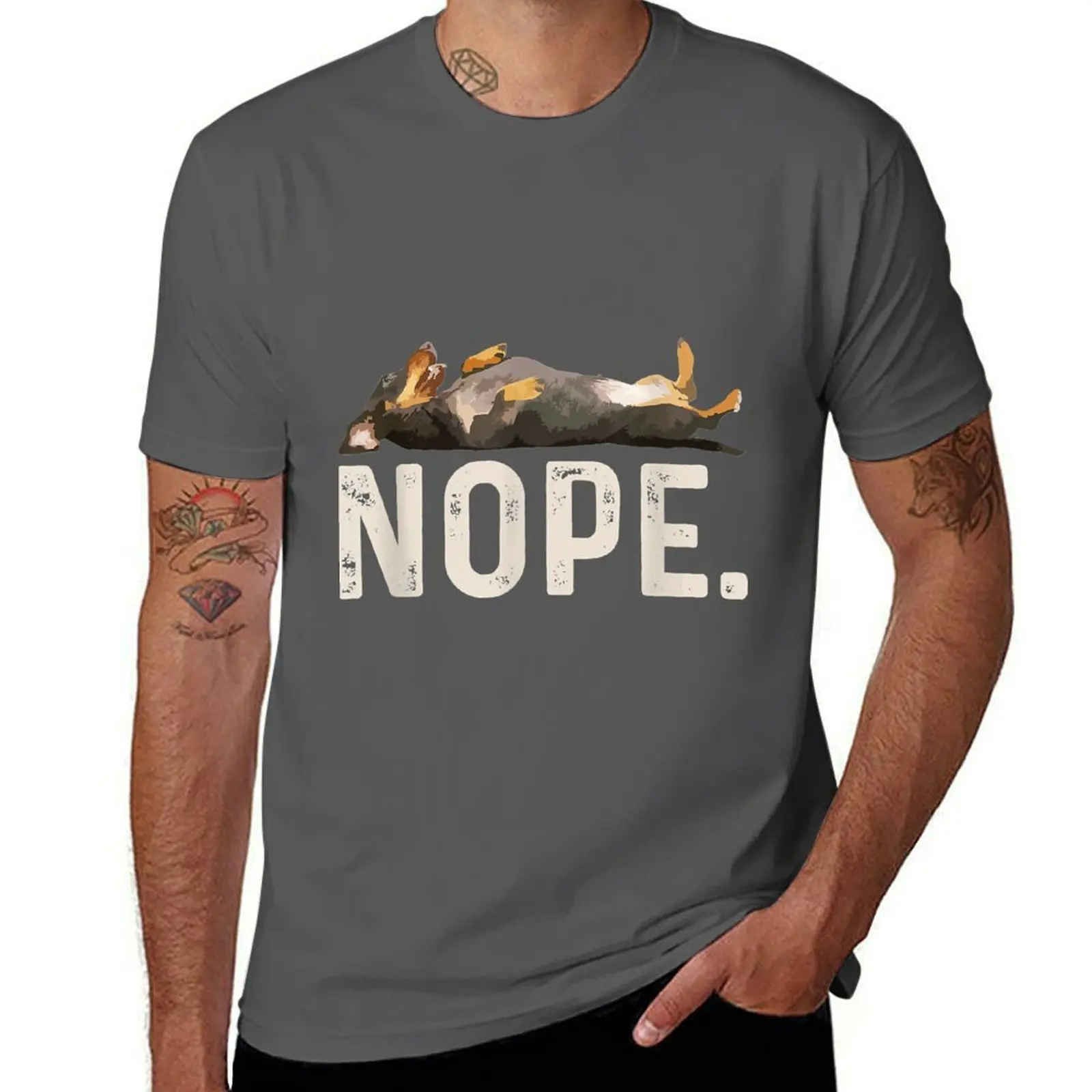 Nope Lazy Dachshund T-Shirt man t shirt graphic t shirts for man cotton soft T-Shirt
Nope Lazy Dachshund T-Shirt man t shirt graphic t shirts for man cotton soft T-Shirt