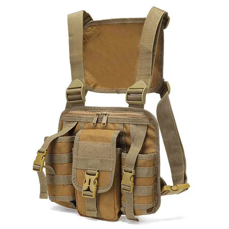 Tactical Climbing Chest Bag Large Molle Storage Men Outdoor Fishing Hunting Hiking Communting Bag Portable Travel Fanny Pack
Tactical Climbing Chest Bag Large Molle Storage Men Outdoor Fishing Hunting Hiking Communting Bag Portable Travel Fanny Pack