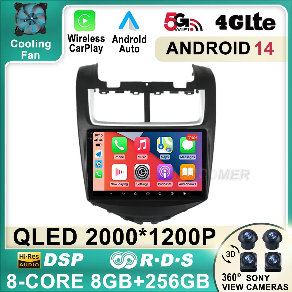 Android 14 Carplay Auto Car Radio For Chevy Chevrolet AVEO 2014 2015 2016 2017 Multimedia Player Navigation GPS Stereo WIFI+4G
Android 14 Carplay Auto Car Radio For Chevy Chevrolet AVEO 2014 2015 2016 2017 Multimedia Player Navigation GPS Stereo WIFI+4G