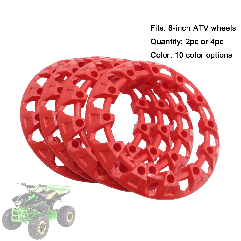 8 Inch Wheel Trim Hub Protection Decor Rim Cap Plastic Cover Tires For ATV Go Kart Dune Buggy Quad Bike 4 Wheeler Vehicle
8 Inch Wheel Trim Hub Protection Decor Rim Cap Plastic Cover Tires For ATV Go Kart Dune Buggy Quad Bike 4 Wheeler Vehicle