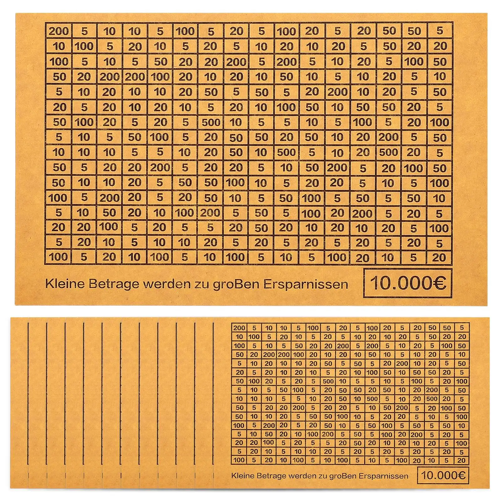 20 Sheets Money Saving Stickers Financial Target Goal Number Paper DIY Piggy Bank Decor Savings Challenge Box Numbers Labels
20 Sheets Money Saving Stickers Financial Target Goal Number Paper DIY Piggy Bank Decor Savings Challenge Box Numbers Labels