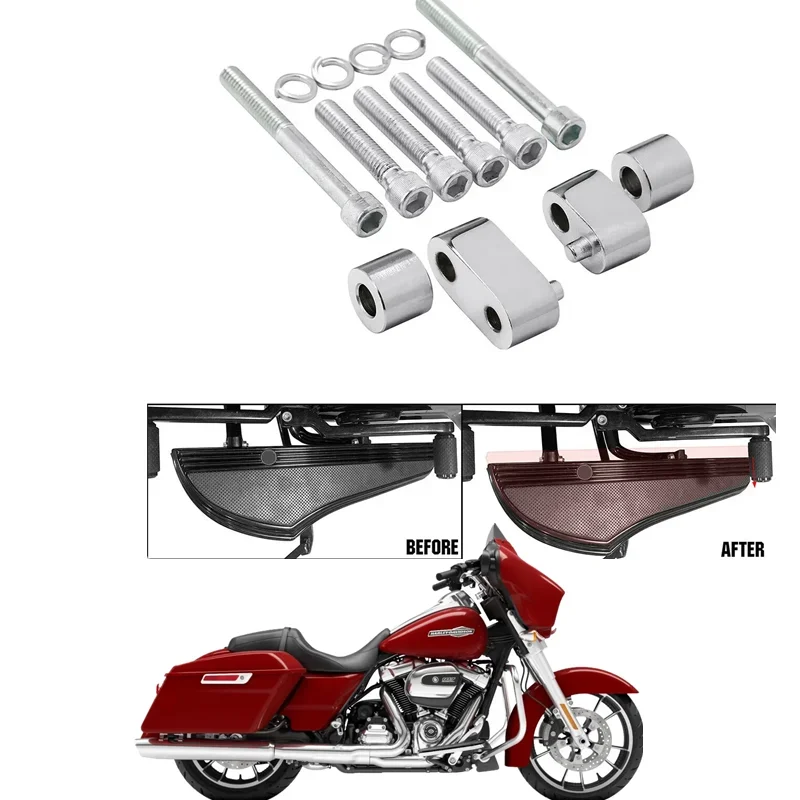 Аксессуары для Мотоциклов Harley Street Glide Road King 2009-2023, 1-1/4 дюйма, комплект удлинителей для водительского пола
Аксессуары для Мотоциклов Harley Street Glide Road King 2009-2023, 1-1/4 дюйма, комплект удлинителей для водительского пола