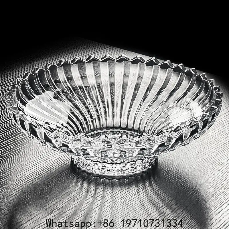 Crystal Glass Fruit Plate for Home Use
Crystal Glass Fruit Plate for Home Use