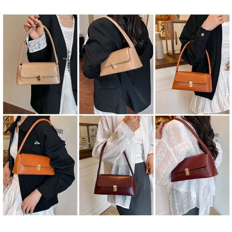 Новая женская сумка: модная сумка-багет в стиле ретро, универсальная и элегантная сумка через плечо/сумка.
Новая женская сумка: модная сумка-багет в стиле ретро, универсальная и элегантная сумка через плечо/сумка.