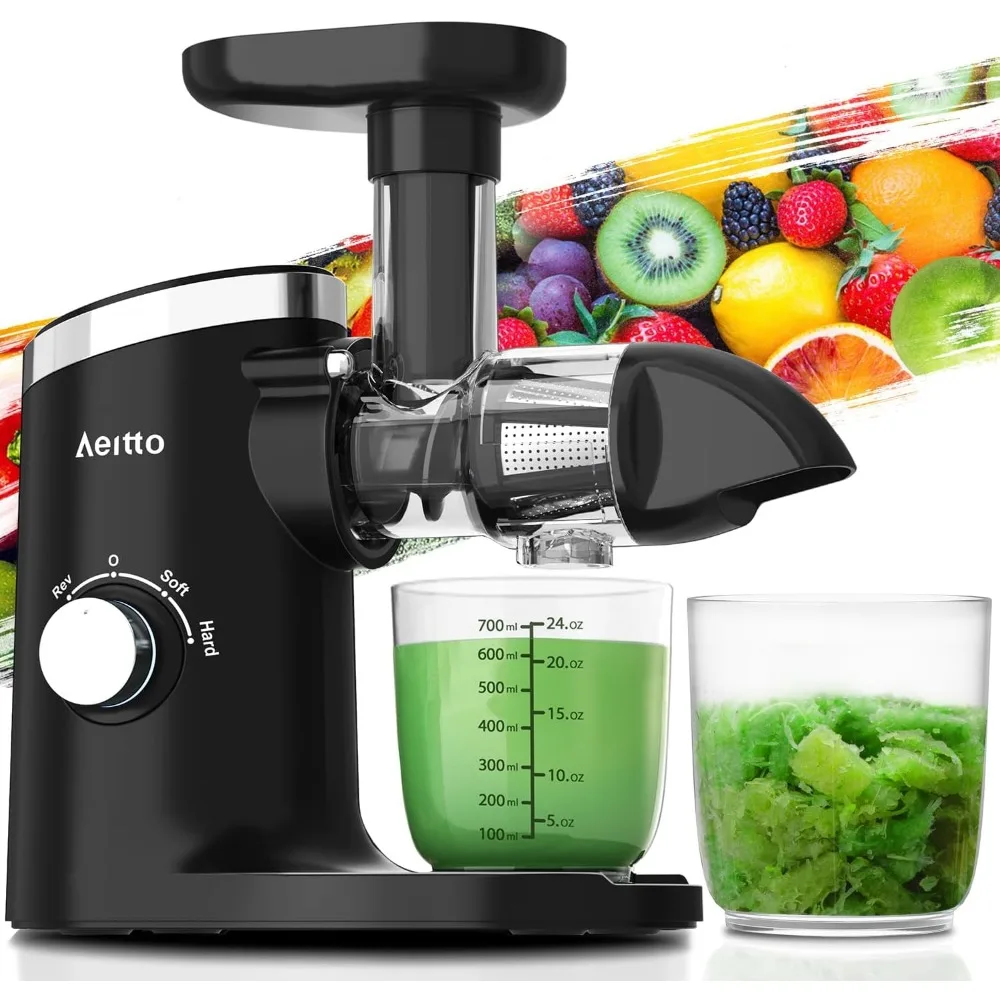 Classic Horizontal Cold Press Juicer, Slow Masticating with Quiet Motor, High Juice Yield, Easy Clean for Fruits & Vegetables
Classic Horizontal Cold Press Juicer, Slow Masticating with Quiet Motor, High Juice Yield, Easy Clean for Fruits & Vegetables