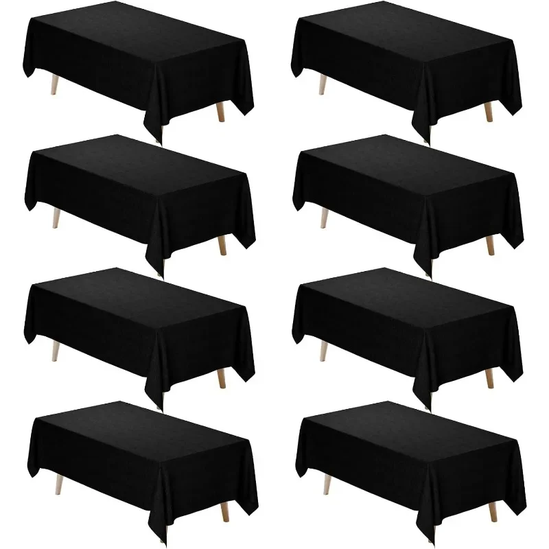 Hot sale.8 Pack Black Tablecloths for Rectangle Table, 60 x 102 Inch Polyester Fabric Tablecloths Rectangular
Hot sale.8 Pack Black Tablecloths for Rectangle Table, 60 x 102 Inch Polyester Fabric Tablecloths Rectangular