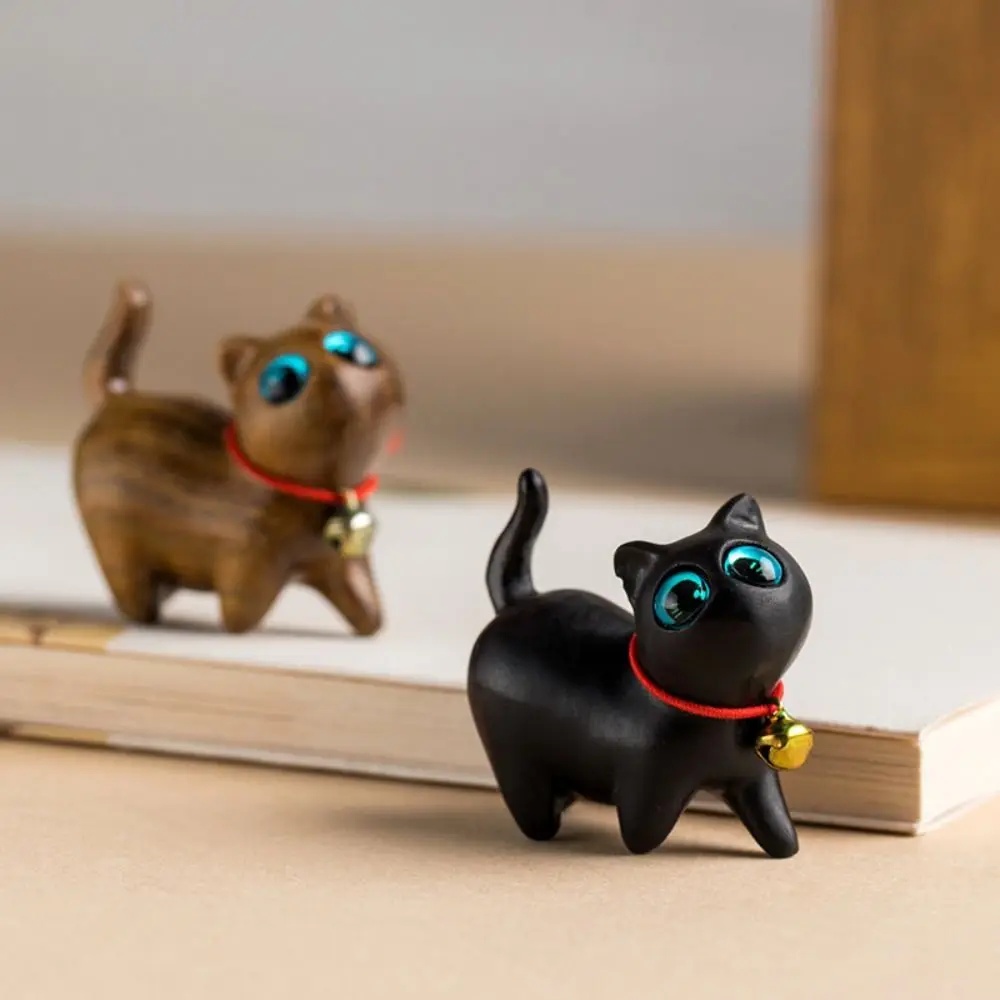 Home Decor Sandalwood Cat Desktop Figurine Mini Cartoon Wooden Carved Figurine Kawaii Creative Animal Doll Toy Office
Home Decor Sandalwood Cat Desktop Figurine Mini Cartoon Wooden Carved Figurine Kawaii Creative Animal Doll Toy Office