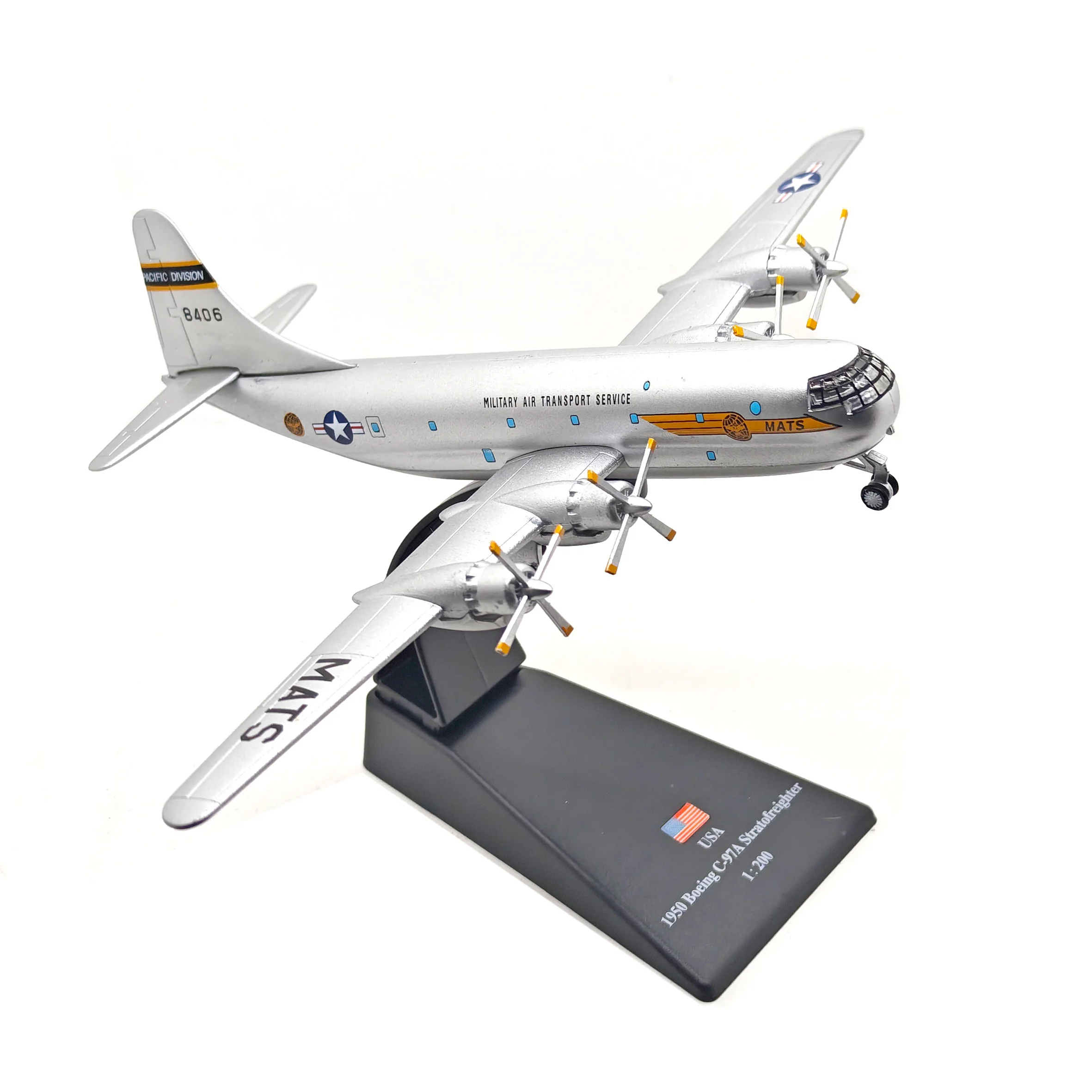 В наличии: Статическая модель самолета C-97A Stratoflighter США 1950 года, масштаб 1:200 (издание с дефектом, снятое с производства, специальное предложение)
В наличии: Статическая модель самолета C-97A Stratoflighter США 1950 года, масштаб 1:200 (издание с дефектом, снятое с производства, специальное предложение)