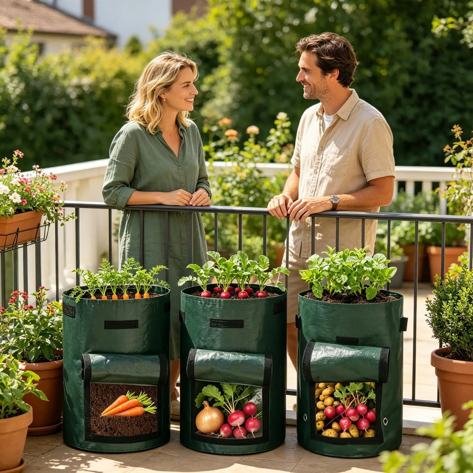 Plant Grow Bags 3 Piece 10 Gallon Reusable Tear Resistant Vegetables Growing Bags For Indoor Outdoor Yard Patio Windowsill
Plant Grow Bags 3 Piece 10 Gallon Reusable Tear Resistant Vegetables Growing Bags For Indoor Outdoor Yard Patio Windowsill