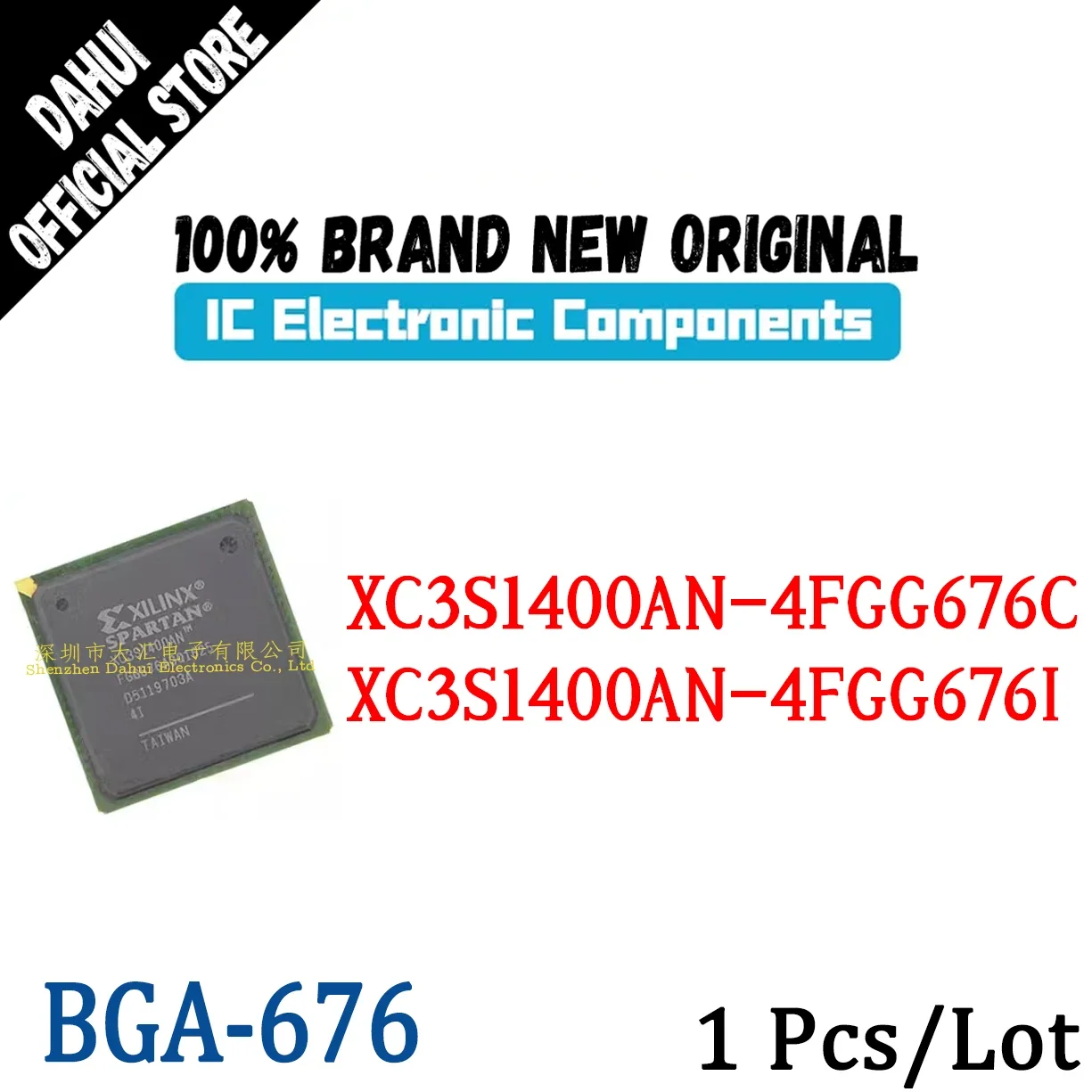XC3S1400AN-4FGG676C XC3S1400AN-4FGG676I XC3S1400AN BGA-676 Programmable logic chip IC Brand New Original In Stock
XC3S1400AN-4FGG676C XC3S1400AN-4FGG676I XC3S1400AN BGA-676 Programmable logic chip IC Brand New Original In Stock