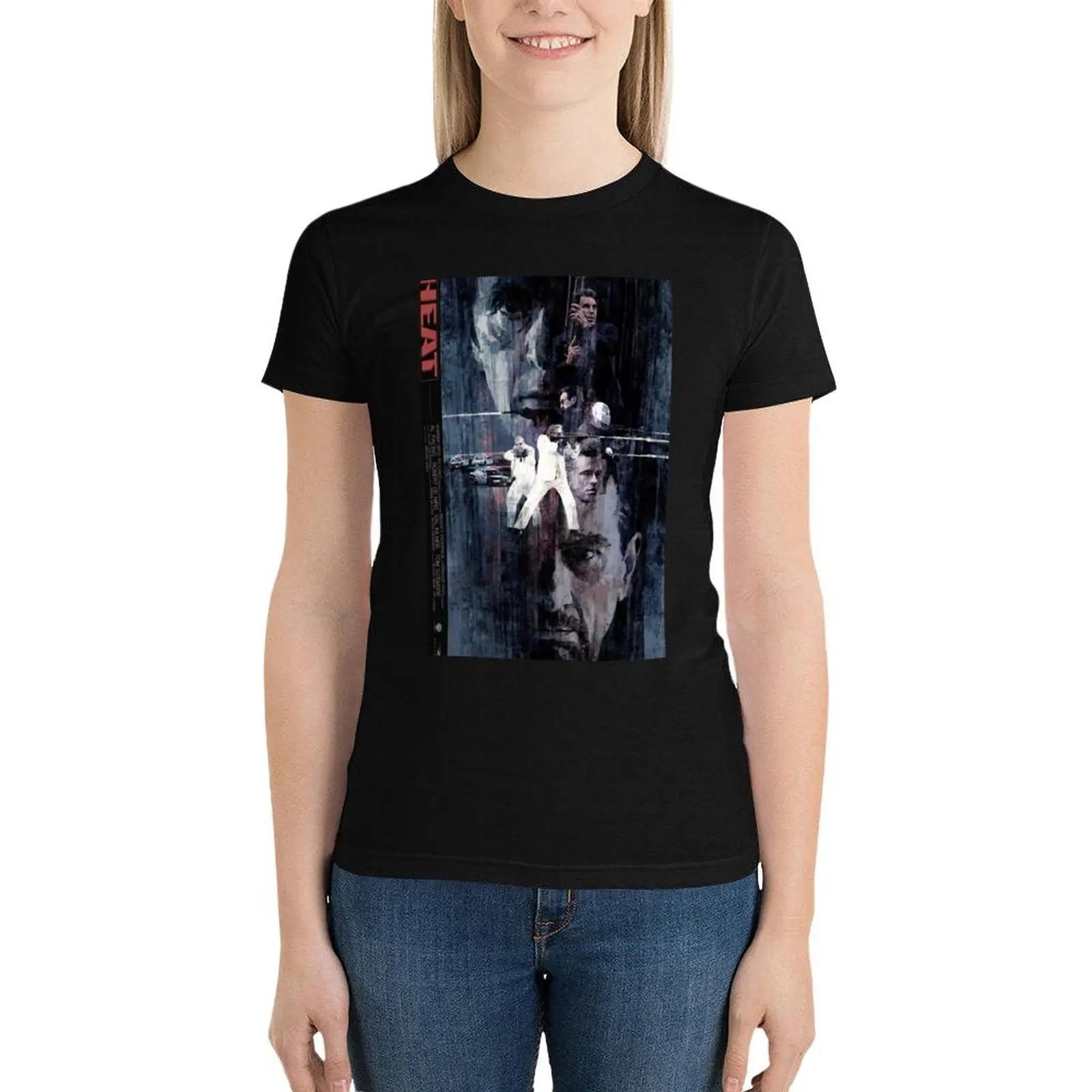 Heat (1995) Movie (17) T-Shirt lady clothes summer tops cute tops workout t shirts for Women
Heat (1995) Movie (17) T-Shirt lady clothes summer tops cute tops workout t shirts for Women