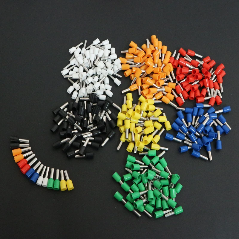 E0508/7508/1008 T0 10-12 Cord End Insulated Terminal Block Crimp Electrical Connector Wiring Cable Ferrules 22-7AWG(0.5 -10mm2)
E0508/7508/1008 T0 10-12 Cord End Insulated Terminal Block Crimp Electrical Connector Wiring Cable Ferrules 22-7AWG(0.5 -10mm2)