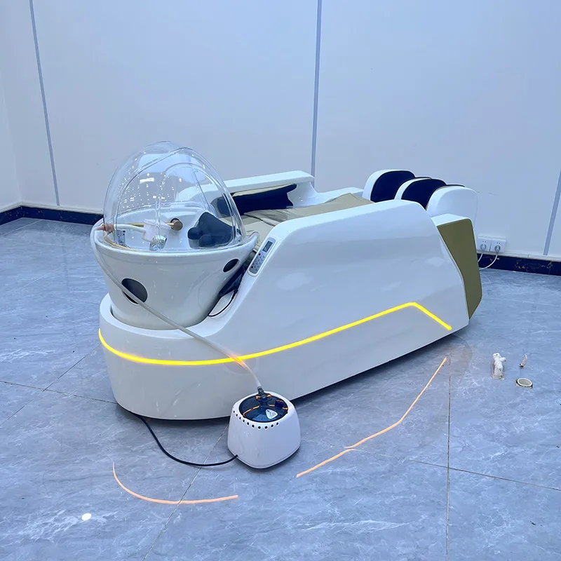 Thai Color Can Be Customized White Gold Shampoo Massage Bed With Manipulator Color Light Can Lie Flat Automatically
Thai Color Can Be Customized White Gold Shampoo Massage Bed With Manipulator Color Light Can Lie Flat Automatically