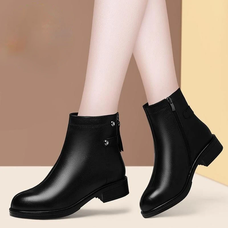 Women's Chelsea Boots Genuine Leather New Autumn Winter Fashion Women's Ankle BootsSuede Women Booties High-Top Shoes A04
Women's Chelsea Boots Genuine Leather New Autumn Winter Fashion Women's Ankle BootsSuede Women Booties High-Top Shoes A04