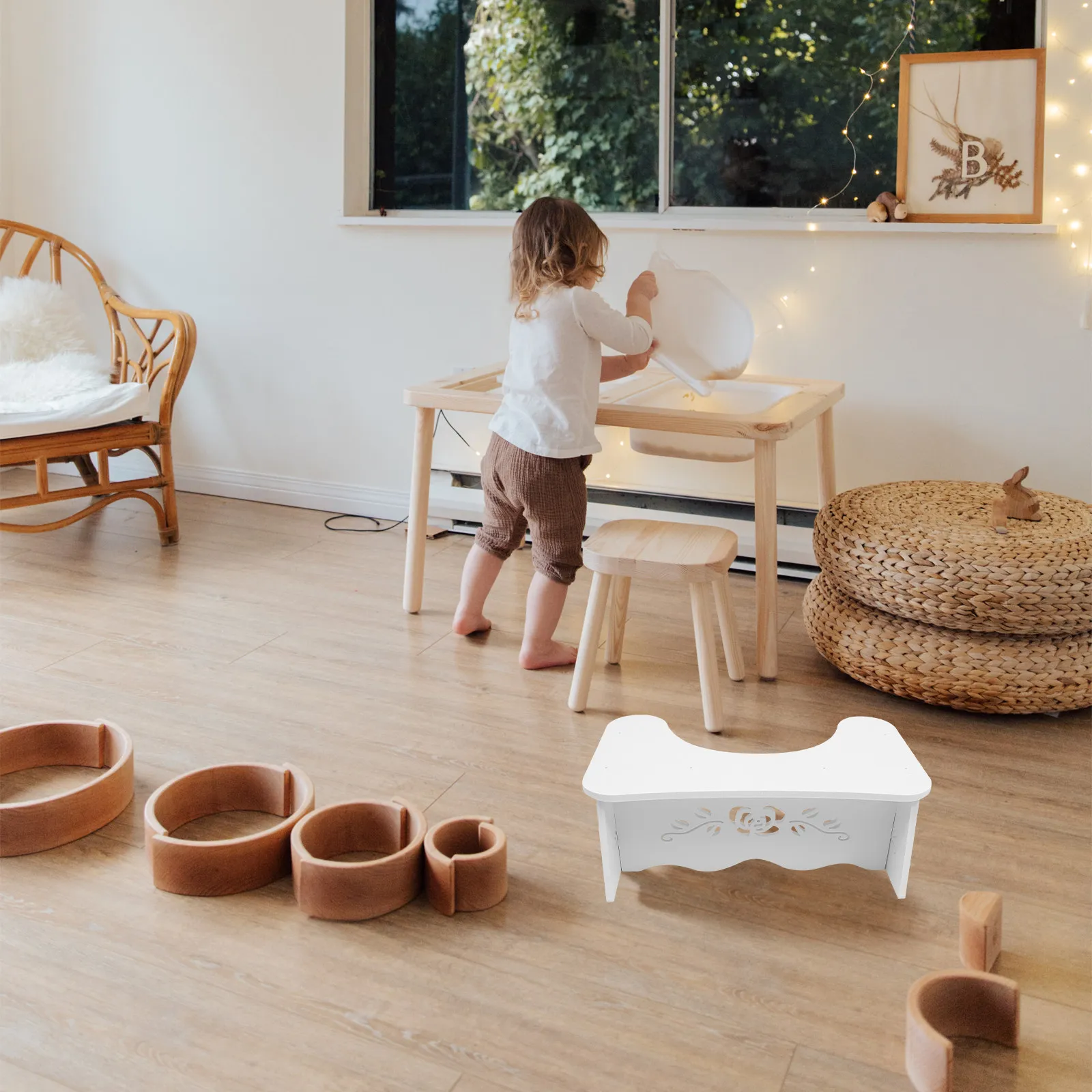 Подставка для ног для унитаза из высококачественного ПВХ, устойчивая, нескользящая, компактная, для детей и пожилых людей, стульчик-ступенька для приучения к горшку
Подставка для ног для унитаза из высококачественного ПВХ, устойчивая, нескользящая, компактная, для детей и пожилых людей, стульчик-ступенька для приучения к горшку