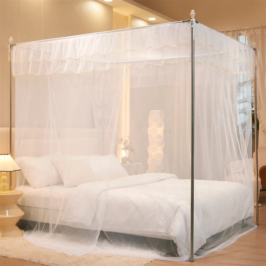 Thickened Single Door Mosquito Net Floor Standing Old Style Bedding Prevent Mosquitoes Home Use Bedroom Easy Installation
Thickened Single Door Mosquito Net Floor Standing Old Style Bedding Prevent Mosquitoes Home Use Bedroom Easy Installation