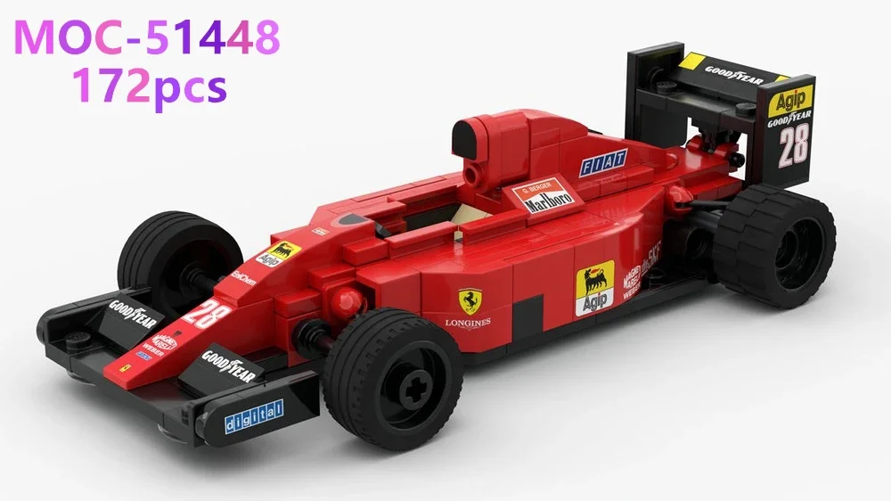 MOC-51448 гоночный автомобиль, 172 шт., совместимые строительные игрушечные блоки для детей, рождественские подарки
MOC-51448 гоночный автомобиль, 172 шт., совместимые строительные игрушечные блоки для детей, рождественские подарки