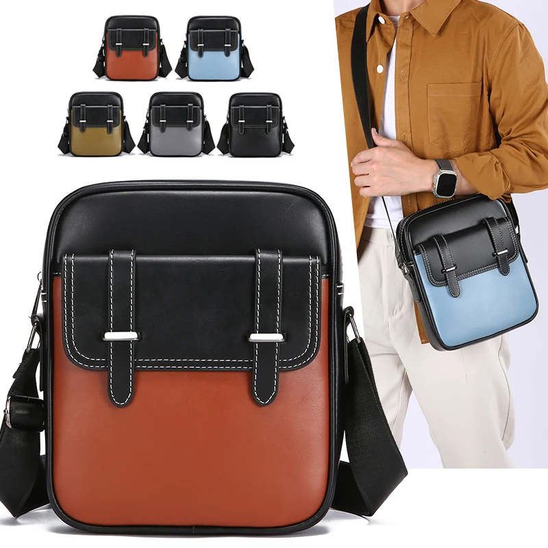Модная мужская новая модная сумка через плечо из искусственной кожи, сумка через плечо, сумка для мужчин, sacoche homme bolsos para hombre 
Модная мужская новая модная сумка через плечо из искусственной кожи, сумка через плечо, сумка для мужчин, sacoche homme bolsos para hombre