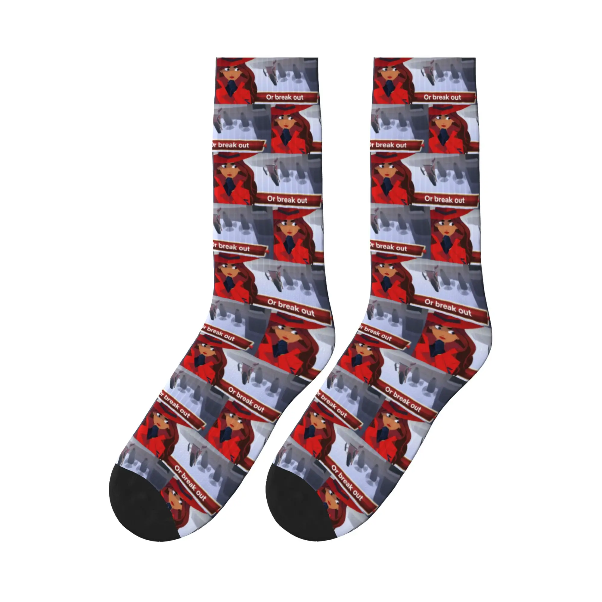 The animated series Carmen Sandiego Sports Socks Super Soft Stockings All Season Long Socks for Man's Woman's Christmas Gifts
The animated series Carmen Sandiego Sports Socks Super Soft Stockings All Season Long Socks for Man's Woman's Christmas Gifts