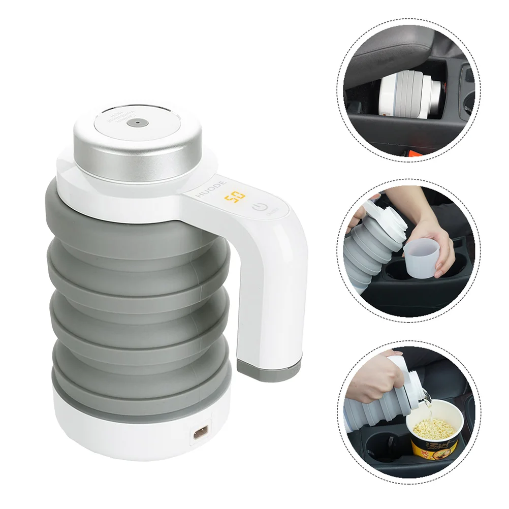 1pc Electric Water Heater Kettle Practical Thermo Jug General Car Mounted Kettle
1pc Electric Water Heater Kettle Practical Thermo Jug General Car Mounted Kettle