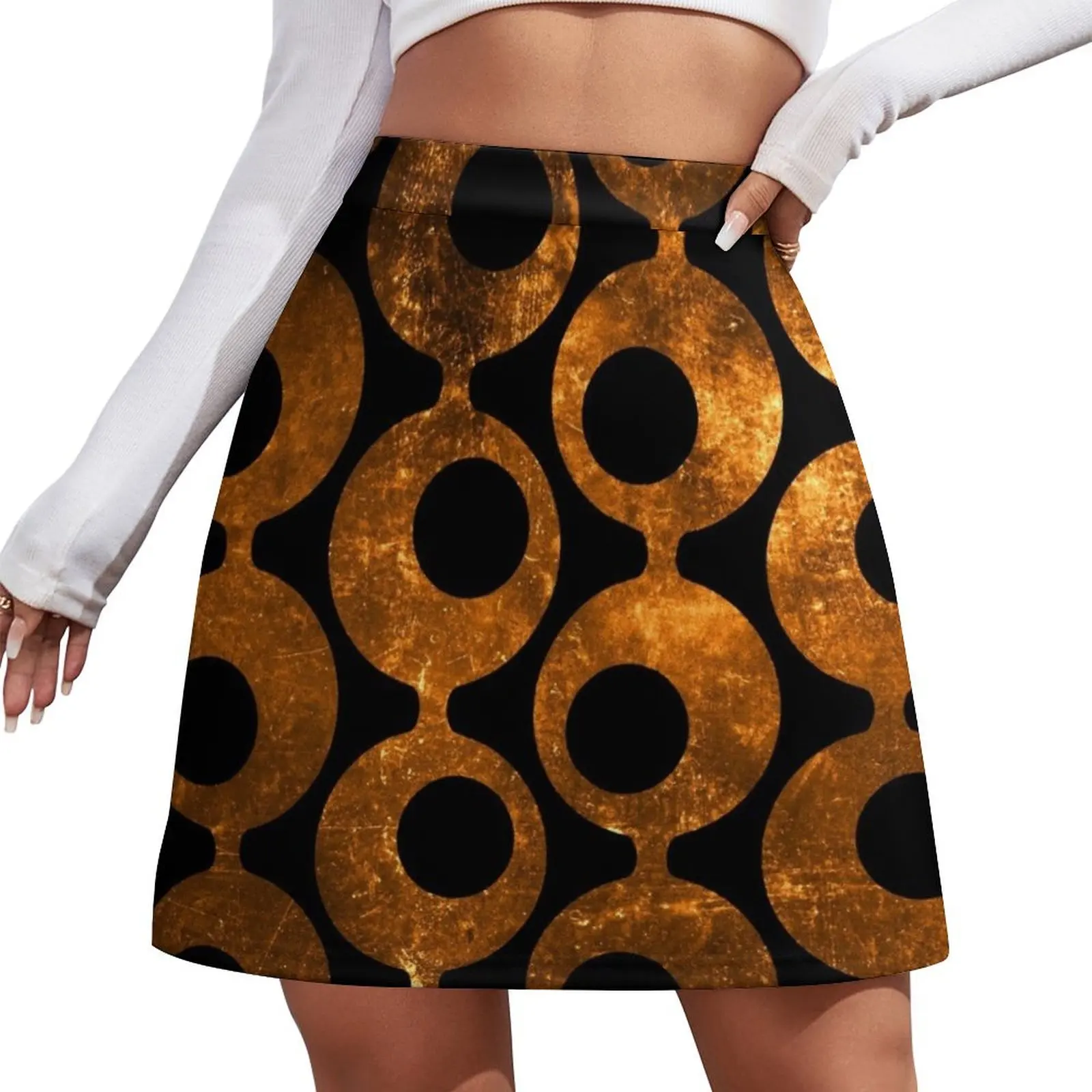 Golden MOD Circles Mini Skirt elegant skirts for women Evening dresses skirt sets
Golden MOD Circles Mini Skirt elegant skirts for women Evening dresses skirt sets