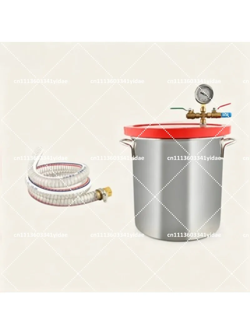 4.5L 6L 12L 21L Stainless Steel Vacuum Degassing Chamber Defoaming Barrel for Silicone Resin AB Adhesive
4.5L 6L 12L 21L Stainless Steel Vacuum Degassing Chamber Defoaming Barrel for Silicone Resin AB Adhesive