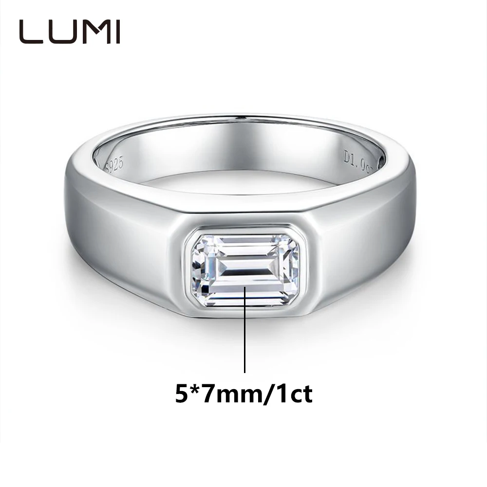 1cctw Original Emerald Cut Moissanite Real S925 Silver Ring for Men Daily Wear Romantic Anniversary Birthday Jewelry Present
1cctw Original Emerald Cut Moissanite Real S925 Silver Ring for Men Daily Wear Romantic Anniversary Birthday Jewelry Present