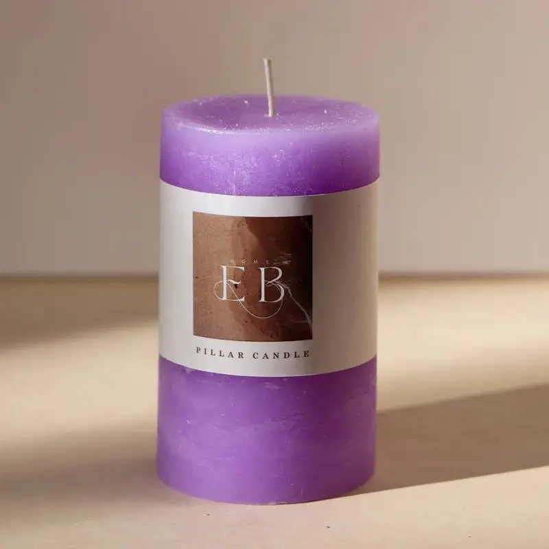 Rustic Purple Pillar Candle 3x5 Inch - Ideal for Home Décor, Events, or Relaxation
Rustic Purple Pillar Candle 3x5 Inch - Ideal for Home Décor, Events, or Relaxation
