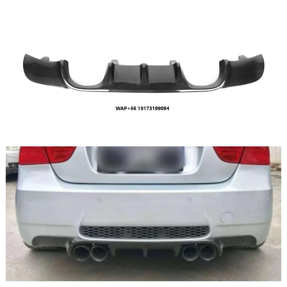 Real Carbon Fiber Car Parts H Style Glossy Black Rear Diffuser for E90 M3 Sedan 2009-2013
Real Carbon Fiber Car Parts H Style Glossy Black Rear Diffuser for E90 M3 Sedan 2009-2013