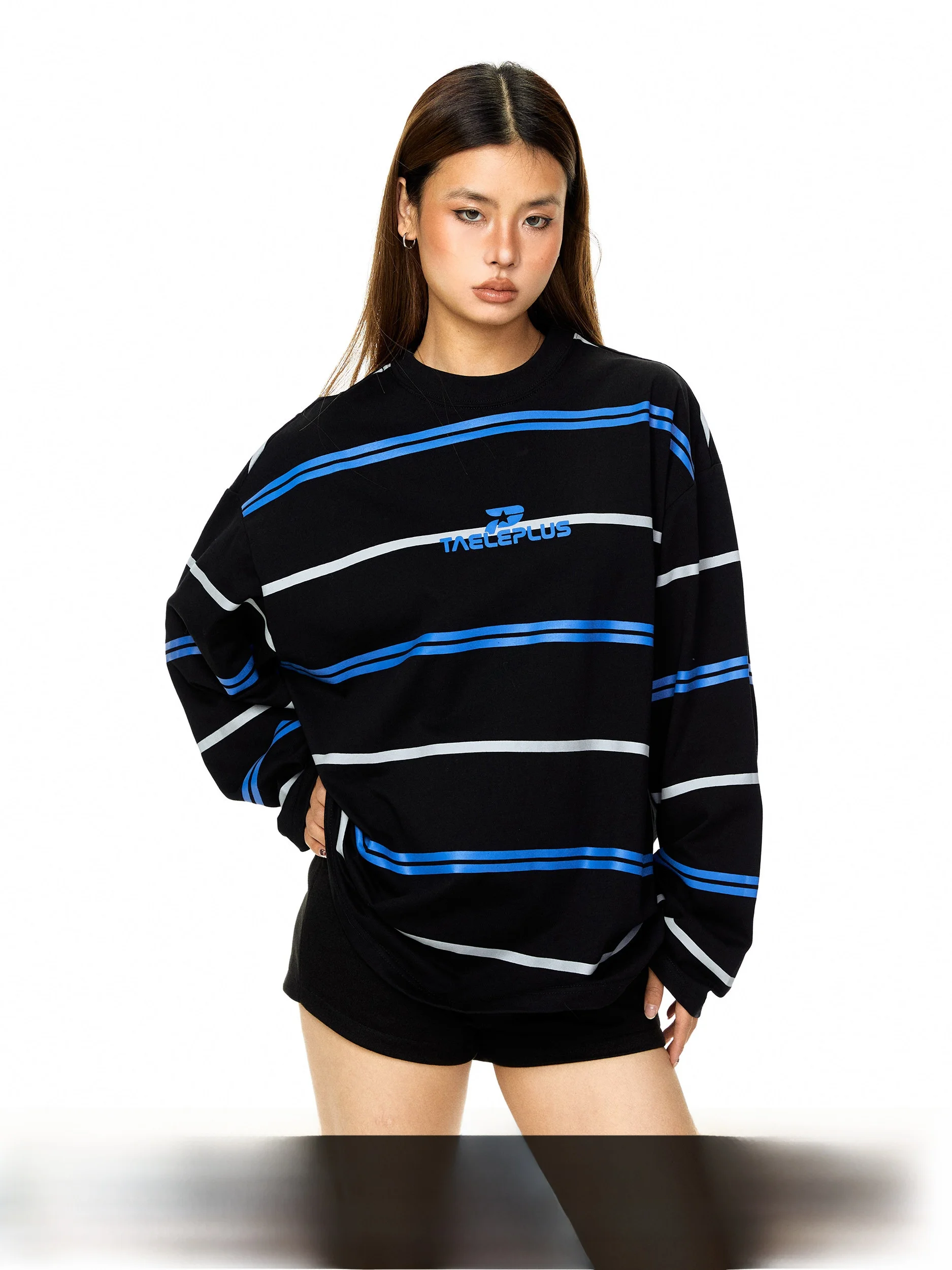 Blabb Vintage Striped Color Blo Long Sve Women's T-irt Loose Fit Lazy Sle Overhead Spring 2026 Cotton round Ne S...
Blabb Vintage Striped Color Blo Long Sve Women's T-irt Loose Fit Lazy Sle Overhead Spring 2026 Cotton round Ne S...