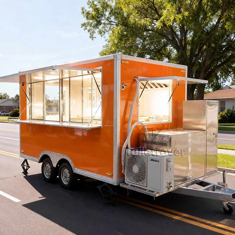 Custom Mobile Food Cart Hot Dog Food Trailer Burger Tacos Custom Cosmomove Food Truck with Full Kitchen United States
Custom Mobile Food Cart Hot Dog Food Trailer Burger Tacos Custom Cosmomove Food Truck with Full Kitchen United States