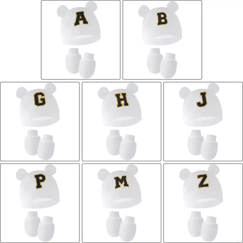 D0LA Soft Cotton Infant Caps & Scratch Mitts Newborn Caps & Gloves for Sensitive Skin
D0LA Soft Cotton Infant Caps & Scratch Mitts Newborn Caps & Gloves for Sensitive Skin
