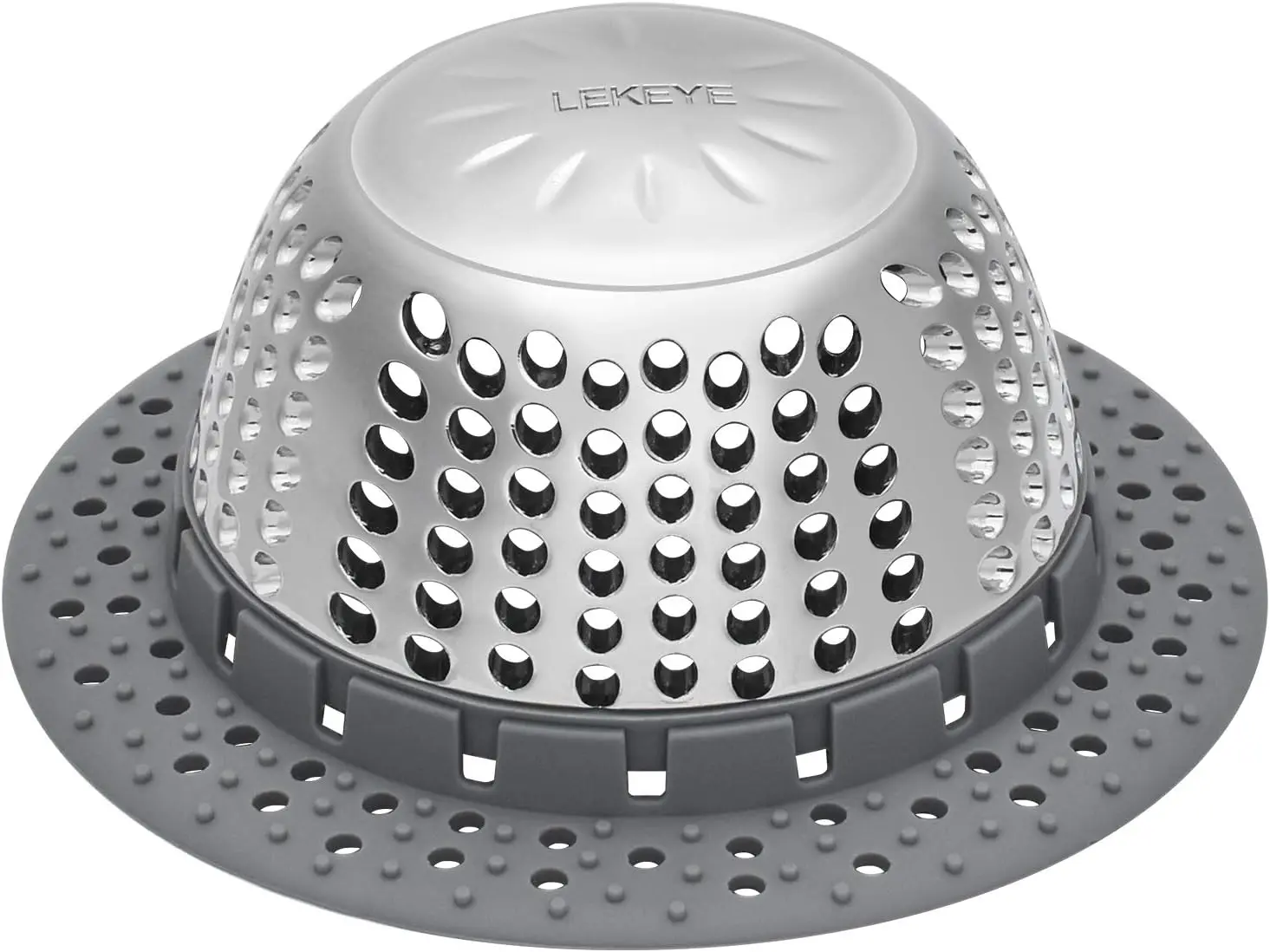 Drain Hair Catcher for Pop-Up & Regular Drains, Dome Shape, Stainless Steel
Drain Hair Catcher for Pop-Up & Regular Drains, Dome Shape, Stainless Steel