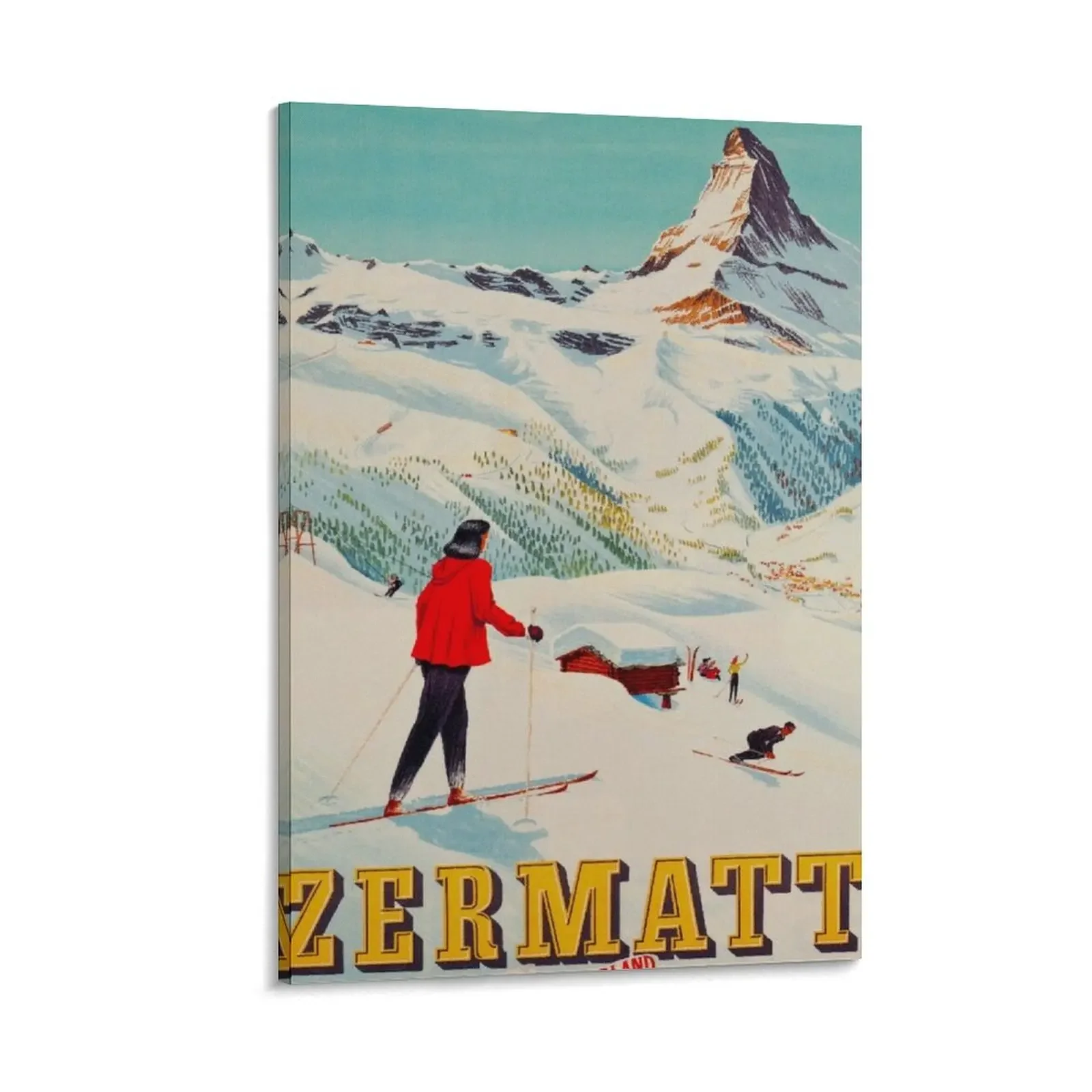 Zermatt Switzerland Retro Vintage Ski Poster Canvas Painting decorative frames wall room poster anime aesthetic room decoration
Zermatt Switzerland Retro Vintage Ski Poster Canvas Painting decorative frames wall room poster anime aesthetic room decoration