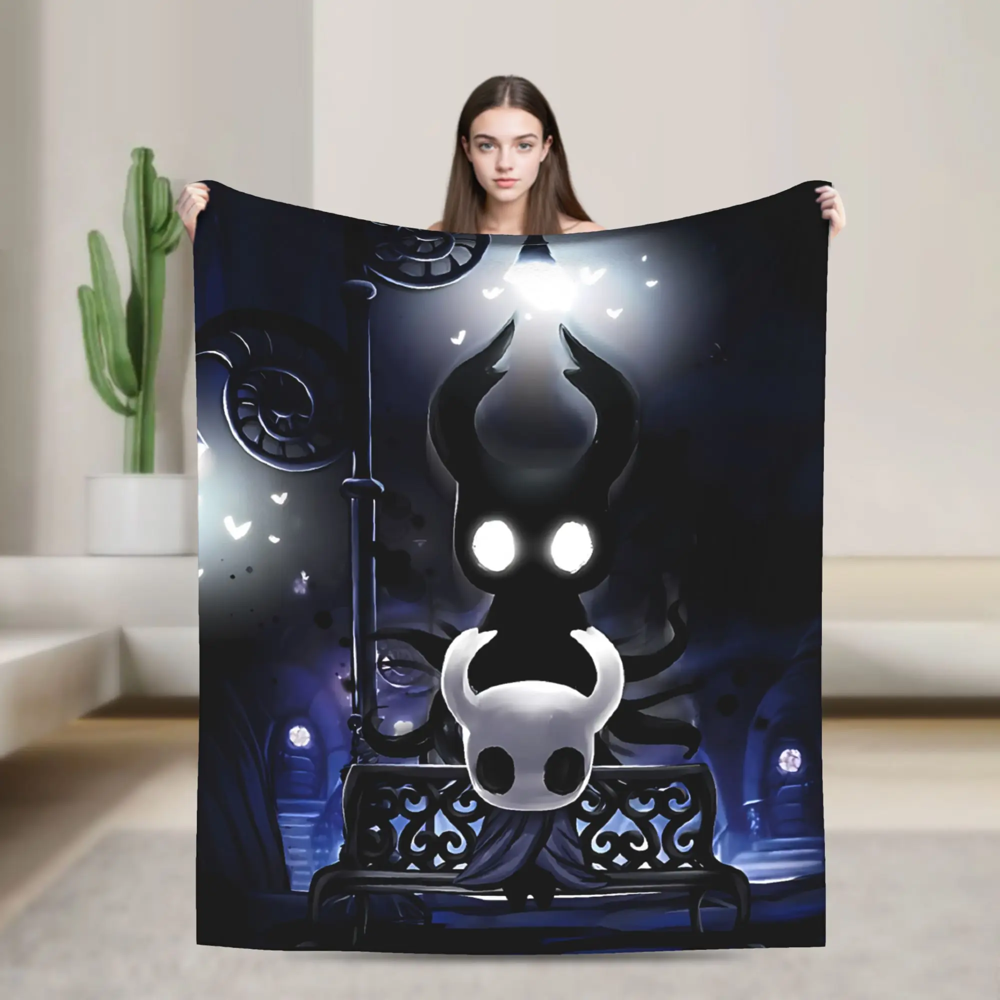 Hollow Knight Game Flannel Blanket Warm Throw Blanket for Living Room Airplane Travel Street Trend Bedspread Sofa Bed Cover
Hollow Knight Game Flannel Blanket Warm Throw Blanket for Living Room Airplane Travel Street Trend Bedspread Sofa Bed Cover