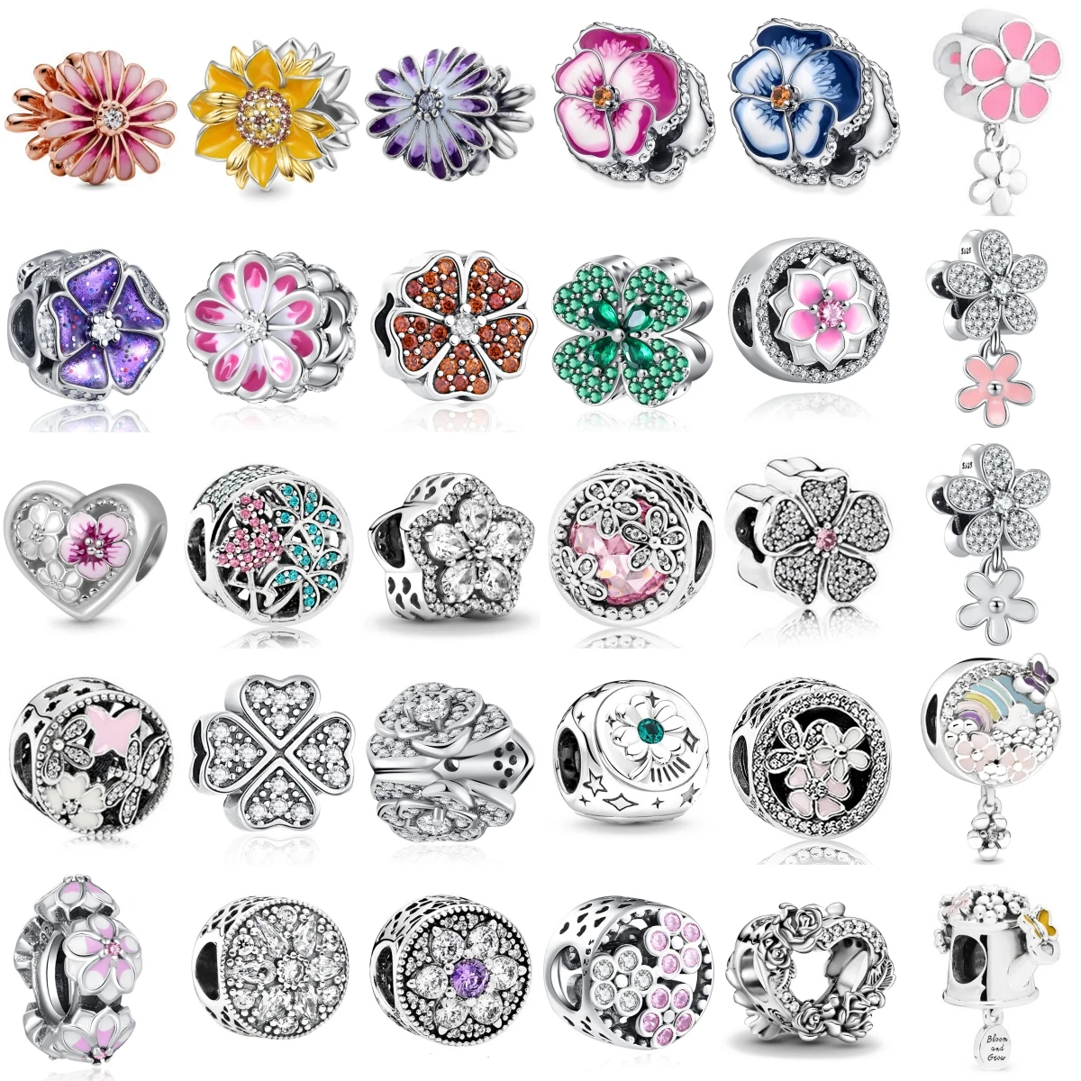 Новый стерлингового серебра 925 пробы, весенний подсолнух, четырехлистный клевер, подвеска, подходит для оригинального ожерелья, браслета, женские украшения, подарок на день рождения, сделай сам
Новый стерлингового серебра 925 пробы, весенний подсолнух, четырехлистный клевер, подвеска, подходит для оригинального ожерелья, браслета, женские украшения, подарок на день рождения, сделай сам