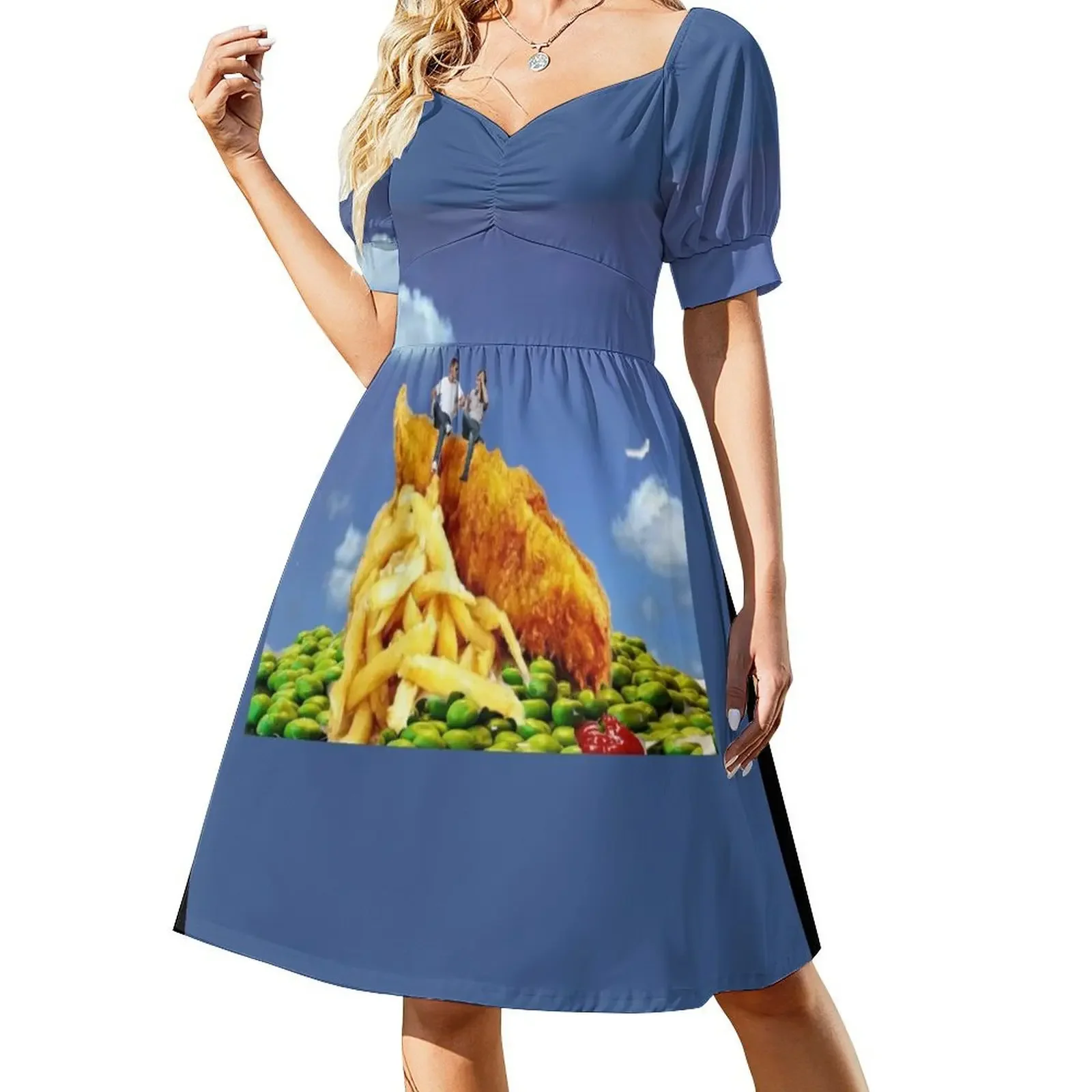 Fancy Fish n Chips Short-Sleeved Dress summer dress woman 2025 trendy elegant evening dresses for women 2025 Dress
Fancy Fish n Chips Short-Sleeved Dress summer dress woman 2025 trendy elegant evening dresses for women 2025 Dress