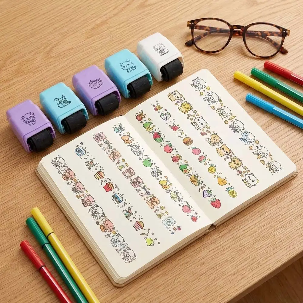 Drawing Doodle Graffiti Animals Rolling Stamp DIY Handcraft Fruit Cartoon Roller Seal Panda Roller Sealing
Drawing Doodle Graffiti Animals Rolling Stamp DIY Handcraft Fruit Cartoon Roller Seal Panda Roller Sealing
