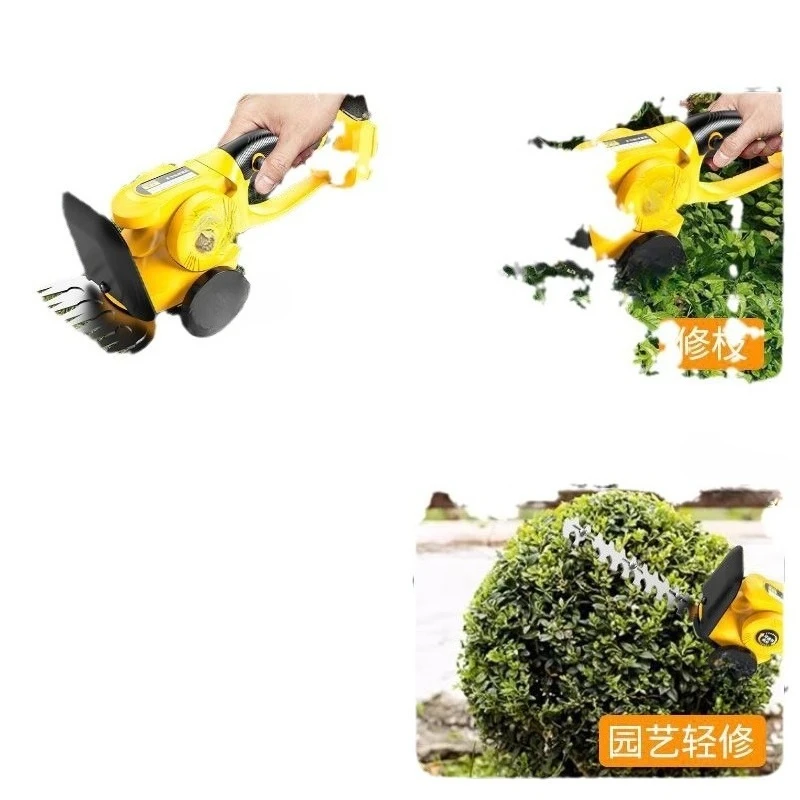 Household small lawn mower Electric hand-held trimmer Garden tea tree hedge mower lawn mower grass removal artifact
Household small lawn mower Electric hand-held trimmer Garden tea tree hedge mower lawn mower grass removal artifact