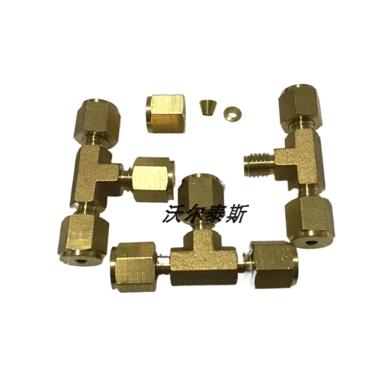 Медный тройник дюймов 1/8, двусторонний, прямой, прокладки картриджа, гайки, специальные фитинги для газовой хроматографии, медные трубки
Медный тройник дюймов 1/8, двусторонний, прямой, прокладки картриджа, гайки, специальные фитинги для газовой хроматографии, медные трубки