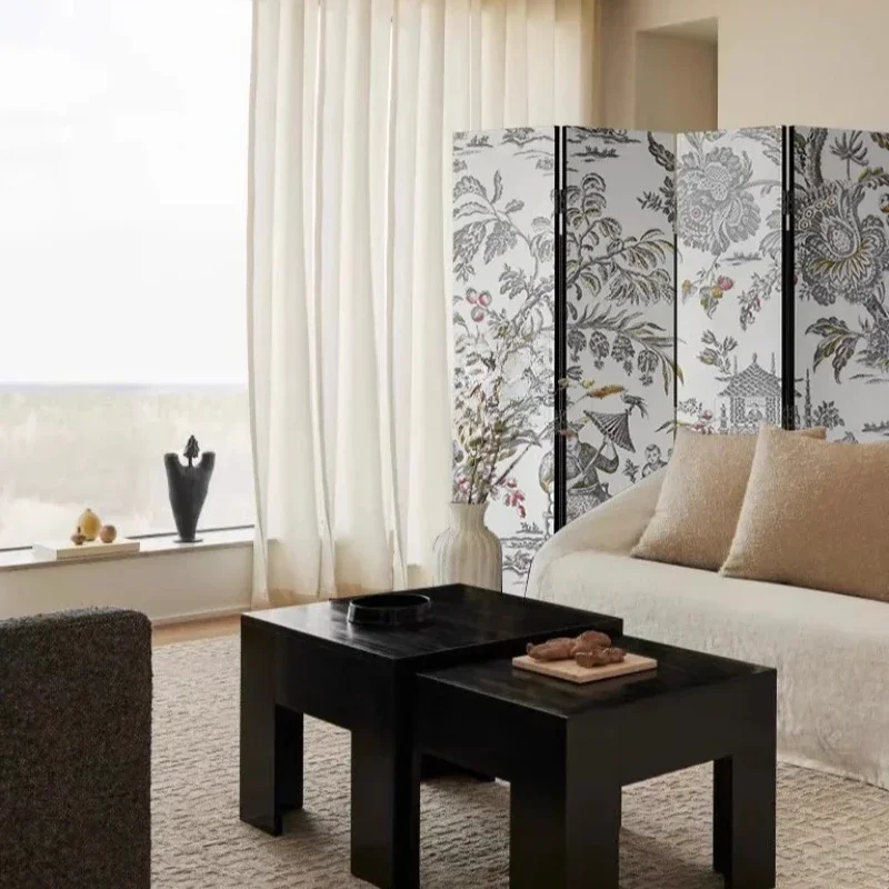 Art lacquered wood French screen
Art lacquered wood French screen