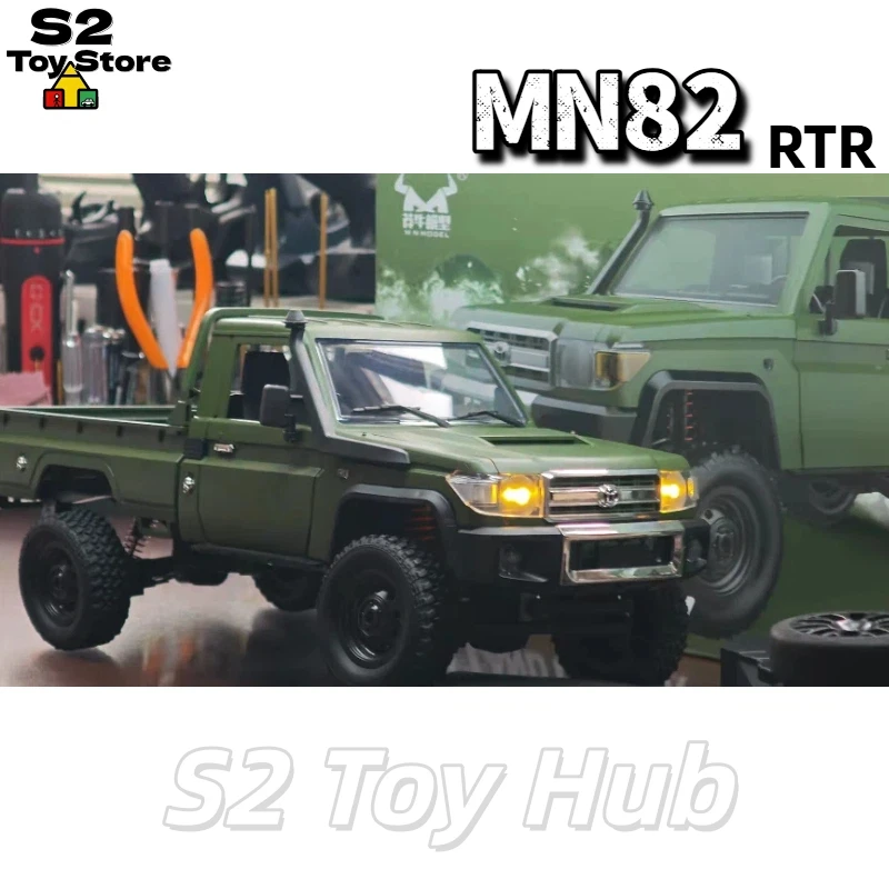 MN-82/LC79 1:12 RC Rock Crawler 4WD Off-Road Outdoor Full Proportional Remote Control Car Realistic Simulation Toy for Boys
MN-82/LC79 1:12 RC Rock Crawler 4WD Off-Road Outdoor Full Proportional Remote Control Car Realistic Simulation Toy for Boys