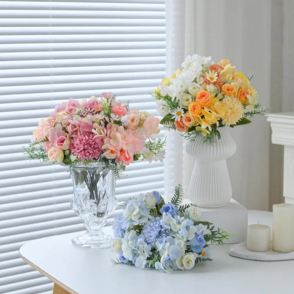 Artificial Flowers Bunch Real Touch Artificial Rose Bundle for Wedding Home Decor Faux Floral Arrangement with for Centerpieces
Artificial Flowers Bunch Real Touch Artificial Rose Bundle for Wedding Home Decor Faux Floral Arrangement with for Centerpieces
