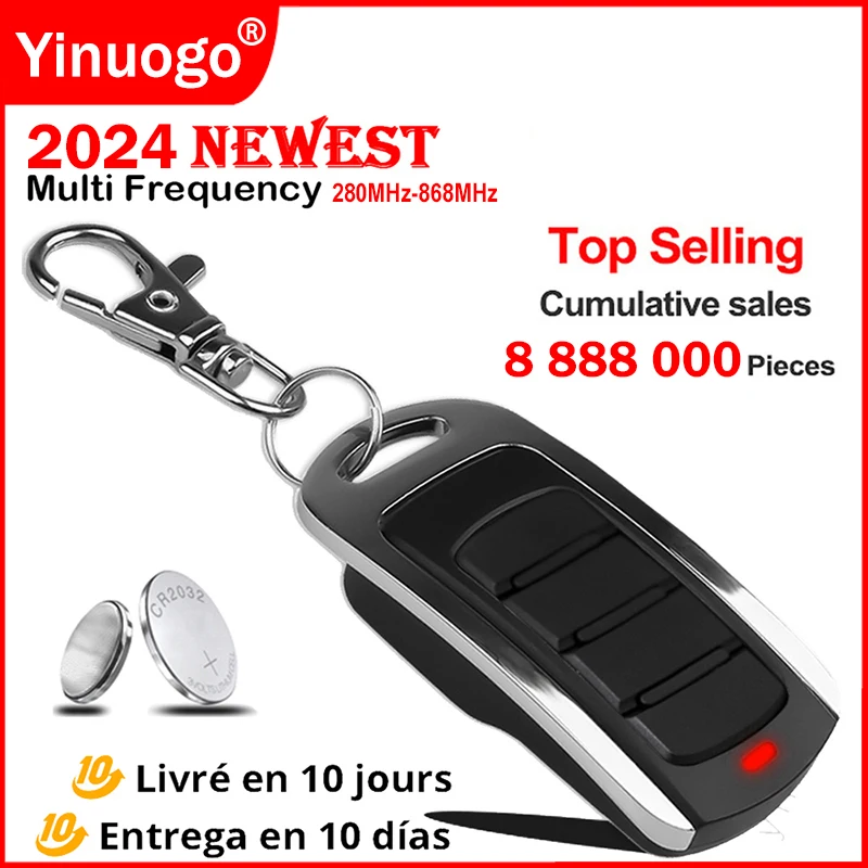 Garage Door Remote Control Duplicator Multi Frequency 287MHz-868MHz Garage Door Opener Keychain Barrier Rolling Code Fixed Code
Garage Door Remote Control Duplicator Multi Frequency 287MHz-868MHz Garage Door Opener Keychain Barrier Rolling Code Fixed Code