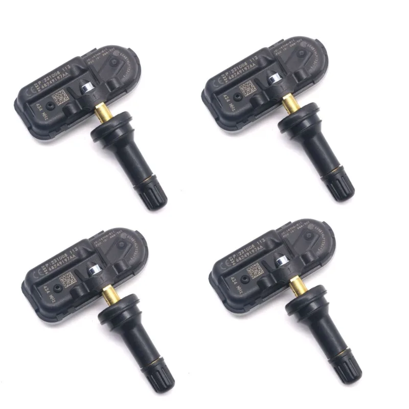 4Pcs Tire Pressure Monitoring Sensor 68249197AA for Dodge Ram 2013-2020 Power Wagon Jeep Cherokee Ram 1500 2500 3500 433Mhz
4Pcs Tire Pressure Monitoring Sensor 68249197AA for Dodge Ram 2013-2020 Power Wagon Jeep Cherokee Ram 1500 2500 3500 433Mhz