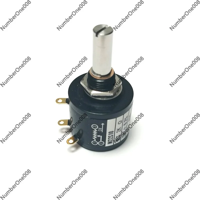 Turn Precision Wire Wound Potentiometer, 10K Ohm Multi Turn Trimpot 3590S Alternative, 3600° Rotation Pot for Industrial Control
Turn Precision Wire Wound Potentiometer, 10K Ohm Multi Turn Trimpot 3590S Alternative, 3600° Rotation Pot for Industrial Control