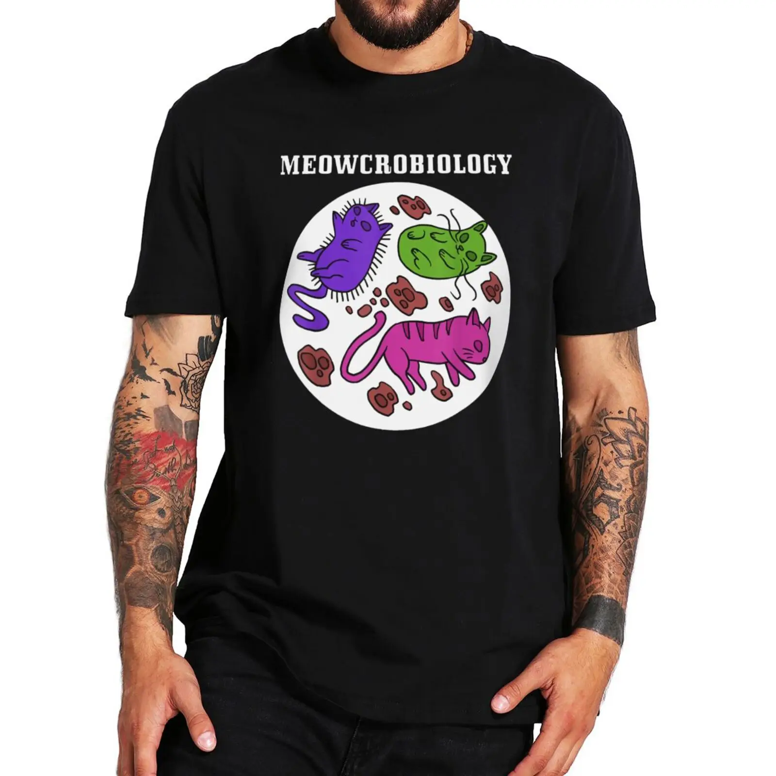 Microbiology Cat Biology Funny Tshirt Meowcrobiology Cat Lovers Essential T Shirt 100% Cotton EU Size Novelty Tee Shirts
Microbiology Cat Biology Funny Tshirt Meowcrobiology Cat Lovers Essential T Shirt 100% Cotton EU Size Novelty Tee Shirts